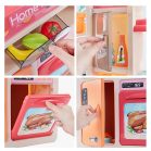 65teiliges Mama Kiddies KitchenKing Kinderküchen-Set in Pink-Orange
