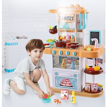 43iliges Mama Kiddies KitchenStar Kinderküchen-Set in Orange
