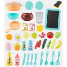 43iliges Mama Kiddies KitchenStar Kinderküchen-Set in Orange