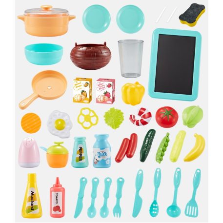 43iliges Mama Kiddies KitchenStar Kinderküchen-Set in Orange