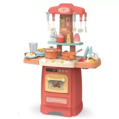   29teiliges Mama Kiddies Effluent Kitchen Kinderküchen-Set in Pink