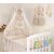 Mama Kiddies Baby Bear 6 teilige Bettwäsche für Babys mit einem Bettrand in 360° in Beige mit Bärenmuster
