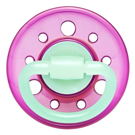 NIP Latex leuchtender kirschförmiger Spielschnuller 0-6 Monate 2St