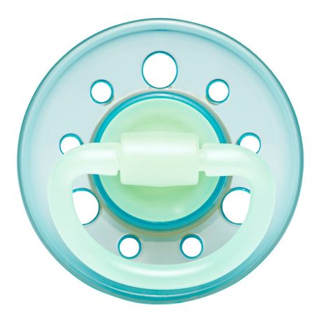 NIP Latex leuchtender kirschförmiger Spielschnuller 0-6 Monate 2St