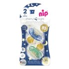 NIP Latex leuchtender kirschförmiger Spielschnuller 0-6 Monate 2St