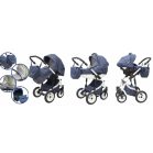 Mama Kiddies Grand Prestige 3az1-ben kiegészítőkkel Ocean színben (London Design edition)+ Ajándék