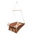 Incababy Babyschaukel in Braun mit Funny Forrest Muster