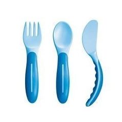 MAM 3-teiliges Besteckset - blau