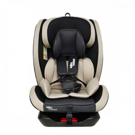 Mama Kiddies Rotary Protect GT Kindersitz mit 360° Drehung (0-36kg) mit ISOFIX System, in Beige + Geschenk Sonnenblende