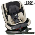 Mama Kiddies Rotary Protect GT Kindersitz mit 360° Drehung (0-36kg) mit ISOFIX System, in Beige + Geschenk Sonnenblende