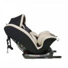 Mama Kiddies Rotary Protect GT Kindersitz mit 360° Drehung (0-36kg) mit ISOFIX System, in Beige + Geschenk Sonnenblende