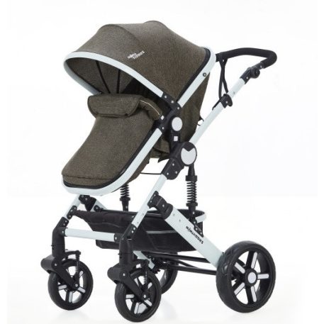 Mama Kiddies Venus 3 in 1 multifunktionaler Kinderwagen mit Zubehör in Coffee  + Geschenk