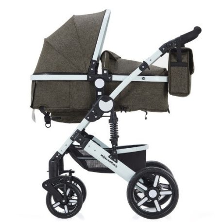 Mama Kiddies Venus 3 in 1 multifunktionaler Kinderwagen mit Zubehör in Coffee  + Geschenk