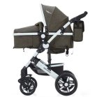 Mama Kiddies Venus 3 in 1 multifunktionaler Kinderwagen mit Zubehör in Coffee  + Geschenk