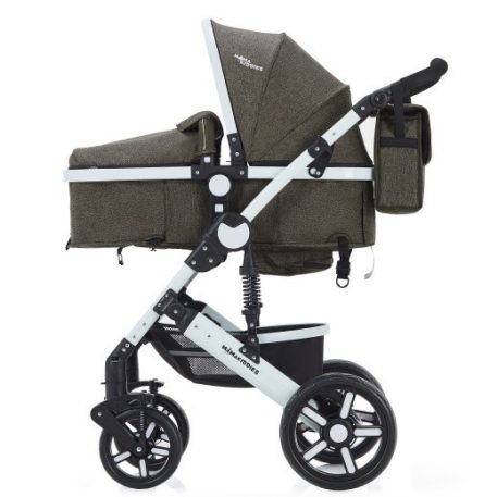 Mama Kiddies Venus 3 in 1 multifunktionaler Kinderwagen mit Zubehör in Coffee  + Geschenk