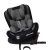 Mama Kiddies Racing ISOFIX 360° drehbarer Sicherheitsautositz (40–125 cm) in Schwarz-Grau + Geschenk-Schutzkissen