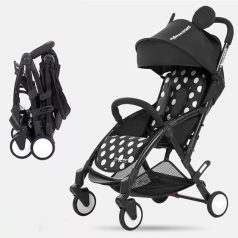   Black November - Mama Kiddies Go-Go Miki kippbarer Sport Kinderwagen mit Geschenk-Babyflaschenhalter