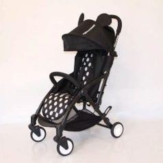   Black November - Mama Kiddies Go-Go Miki kippbarer Sport Kinderwagen mit Geschenk-Babyflaschenhalter