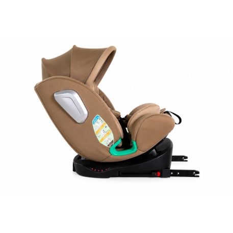 ISOFIX-fähiger, um 360° drehbarer Mama Kiddies® iSize Journey Kindersitz (40–150 cm) in Beige + Gratis Sonnenblende