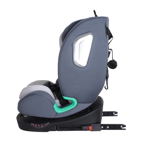ISOFIX-fähiger, um 360° drehbarer Mama Kiddies iSize Journey Kindersitz (40–150 cm) in Grau + Gratis Sonnenblende