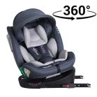 ISOFIX-fähiger, um 360° drehbarer Mama Kiddies iSize Journey Kindersitz (40–150 cm) in Grau + Gratis Sonnenblende