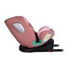 ISOFIX-fähiger, um 360° drehbarer Mama Kiddies iSize Journey Kindersitz (40–150 cm) in Pink + Gratis Sonnenblende