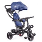 Fix Lite 3in1 Dreirad mit Führungshebel und Fußstützen, in Blau (Sitz um 360° drehbar)