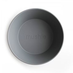 Mushie gerundete Schüssel 2 Stück – Smoke