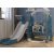 Mama Kiddies Funny grosse Schaukel und Basketball Rückwand in blauer Farbe mit Ball als Geschenk 