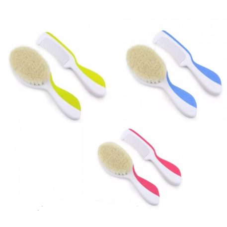 Nuvita Kamm und Haarbürste im Set - blau