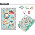 Baby Mix erdei mintás téglalap alapú peremes játszószőnyeg