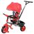 Baby Mix Tour Trike Dreirad mit einem Griff und Fußstütze in Rot (umdrehbarer Sitz in 360°)