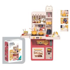   Mama Kiddies 47 Stück 88 cm hoch Spray Kitchen Baby-Küchen-Set in rot