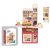 Mama Kiddies 47 Stück 88 cm hoch Spray Kitchen Baby-Küchen-Set in rot
