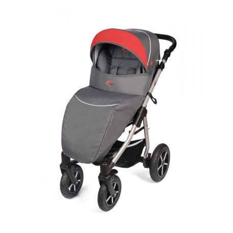 Mama Kiddies Dream Limited Edition 3az1-ben multifunkciós babakocsi kiegészítőkkel antracit és piros színben + Ajándék