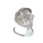 Mama Kiddies Premium 2-in-1 elektrische Babyschaukel und Babywippe mit Fernbedienung in Grau + Gratisgeschenke