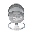 Mama Kiddies Premium 2-in-1 elektrische Babyschaukel und Babywippe mit Fernbedienung in Grau + Gratisgeschenke