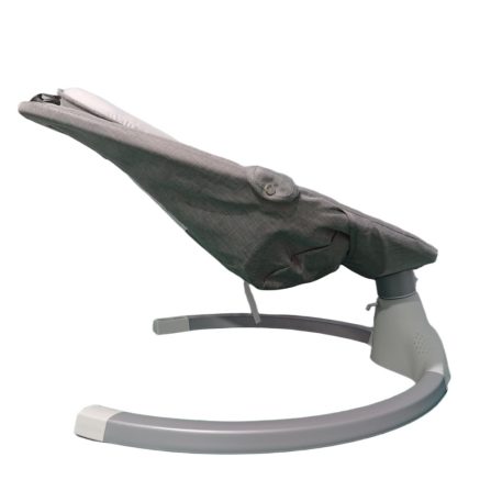 Mama Kiddies Premium 2-in-1 elektrische Babyschaukel und Babywippe mit Fernbedienung in Grau + Gratisgeschenke