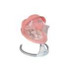 Mama Kiddies Premium 2-in-1 elektrische Babyschaukel und Babywippe mit Fernbedienung in Rosa + Gratisgeschenke