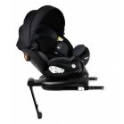 ISOFIX-fähiger, um 360° drehbarer Kindersitz Mama Kiddies® Turbo Wings (40–150 cm) in Dunkelgrau mit Stützfuß + Sonnenschutz als Geschenk