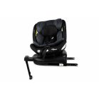 ISOFIX-fähiger, um 360° drehbarer Kindersitz Mama Kiddies® Turbo Wings (40–150 cm) in Dunkelgrau mit Stützfuß + Sonnenschutz als Geschenk