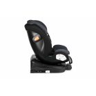 ISOFIX-fähiger, um 360° drehbarer Kindersitz Mama Kiddies® Turbo Wings (40–150 cm) in Dunkelgrau mit Stützfuß + Sonnenschutz als Geschenk