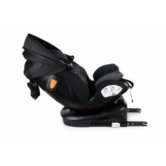   ISOFIX-fähiger, um 360° drehbarer Kindersitz Mama Kiddies® Turbo Wings (40–150 cm) in Dunkelgrau + Sonnenschutz als Geschenk