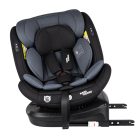 ISOFIX-fähiger, um 360° drehbarer Kindersitz Mama Kiddies® Turbo Wings (40–150 cm) in Dunkelgrau + Sonnenschutz als Geschenk