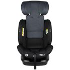 ISOFIX-fähiger, um 360° drehbarer Kindersitz Mama Kiddies® Turbo Wings (40–150 cm) in Dunkelgrau + Sonnenschutz als Geschenk