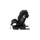 ISOFIX-fähiger, um 360° drehbarer Kindersitz Mama Kiddies® Turbo Wings (40–150 cm) in Dunkelgrau + Sonnenschutz als Geschenk
