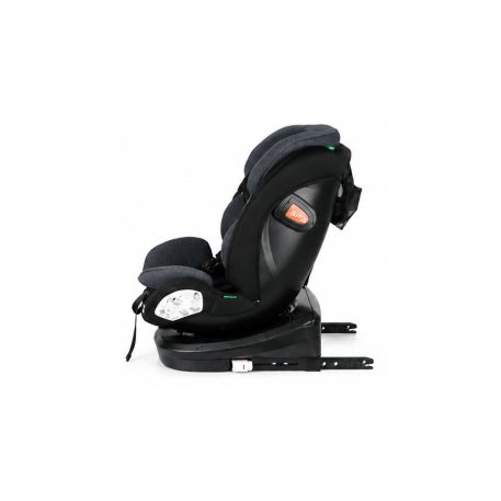 ISOFIX-fähiger, um 360° drehbarer Kindersitz Mama Kiddies® Turbo Wings (40–150 cm) in Dunkelgrau + Sonnenschutz als Geschenk