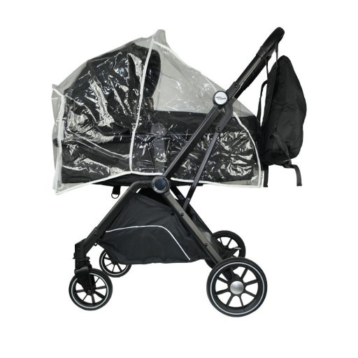 Mama Kiddies Lion Royal Edition 3-in-1 Multifunktionskinderwagen mit Zubehör in Schwarz + Geschenk
