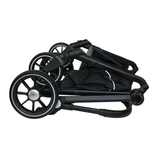 Mama Kiddies Lion Royal Edition 3-in-1 Multifunktionskinderwagen mit Zubehör in Schwarz + Geschenk