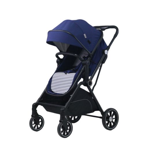 Mama Kiddies Lion Royal Edition 3-in-1 Multifunktionskinderwagen mit Zubehör in Blau + Geschenk